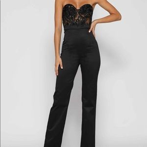 Elle Zeitoune Margarete Black Jumpsuit AUD size 10, US size 6